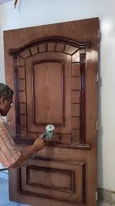 دهان أبواب خشب أبيض دوكو
